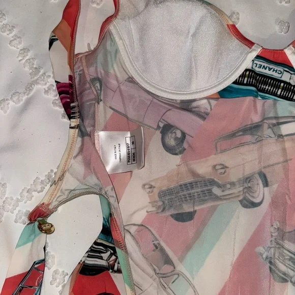 Chanel 17C CC Cuba Cruise Women's Bathing Swim Wear Suit - Size 38 - Italy - New